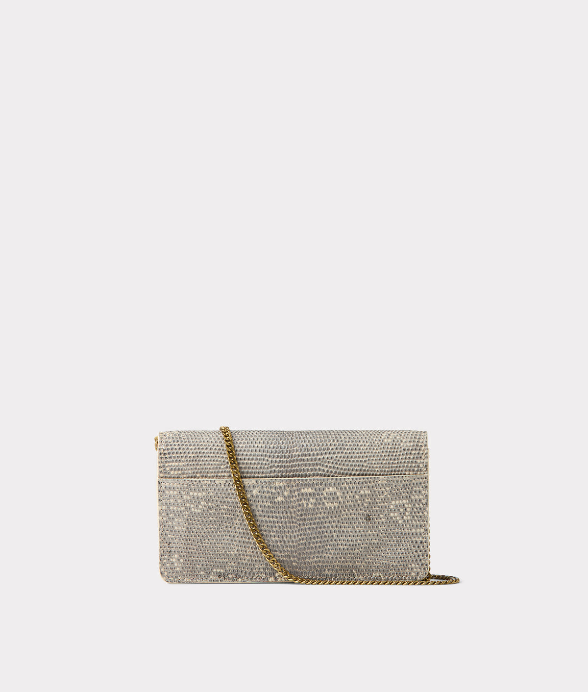 Katherine Exotic Long Wallet On A Chain :: Grey 4