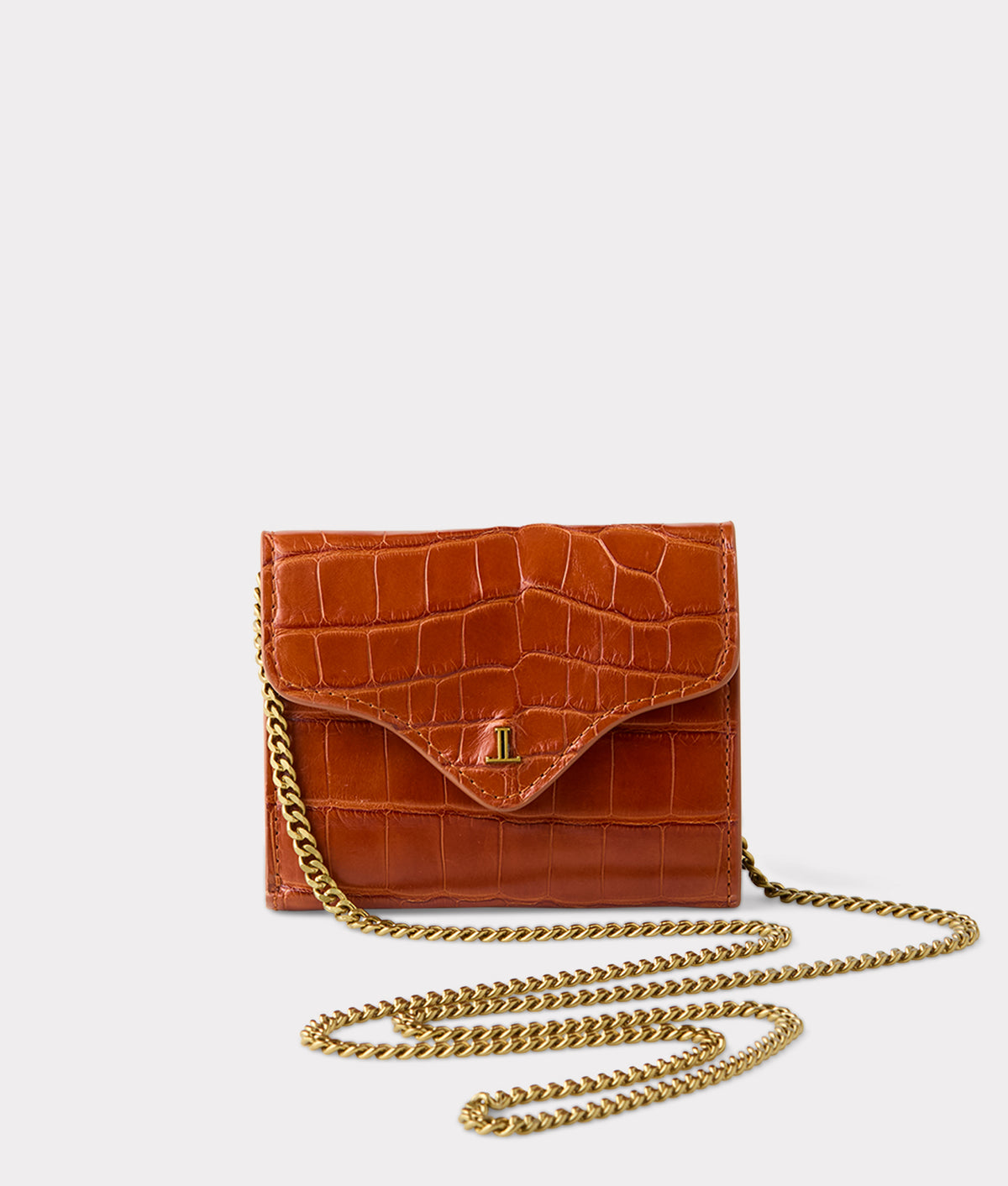 Short Exotic Wallet On A Chain :: Yellow 1