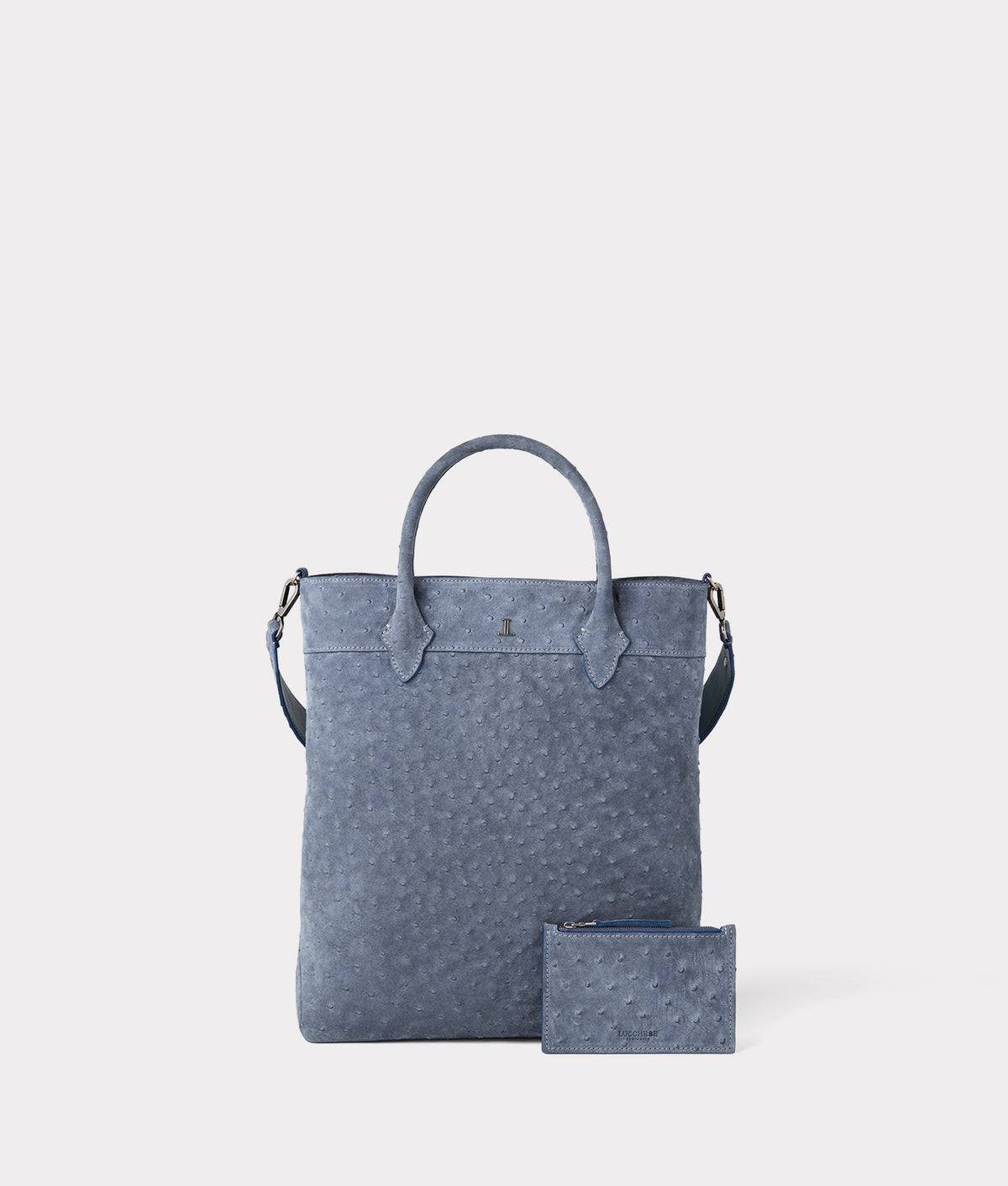 Large Lola Exotic Shopper :: Storm Blue 3