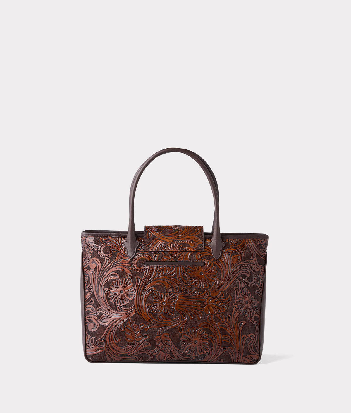Intagliare Travel Tote :: Cognac 4