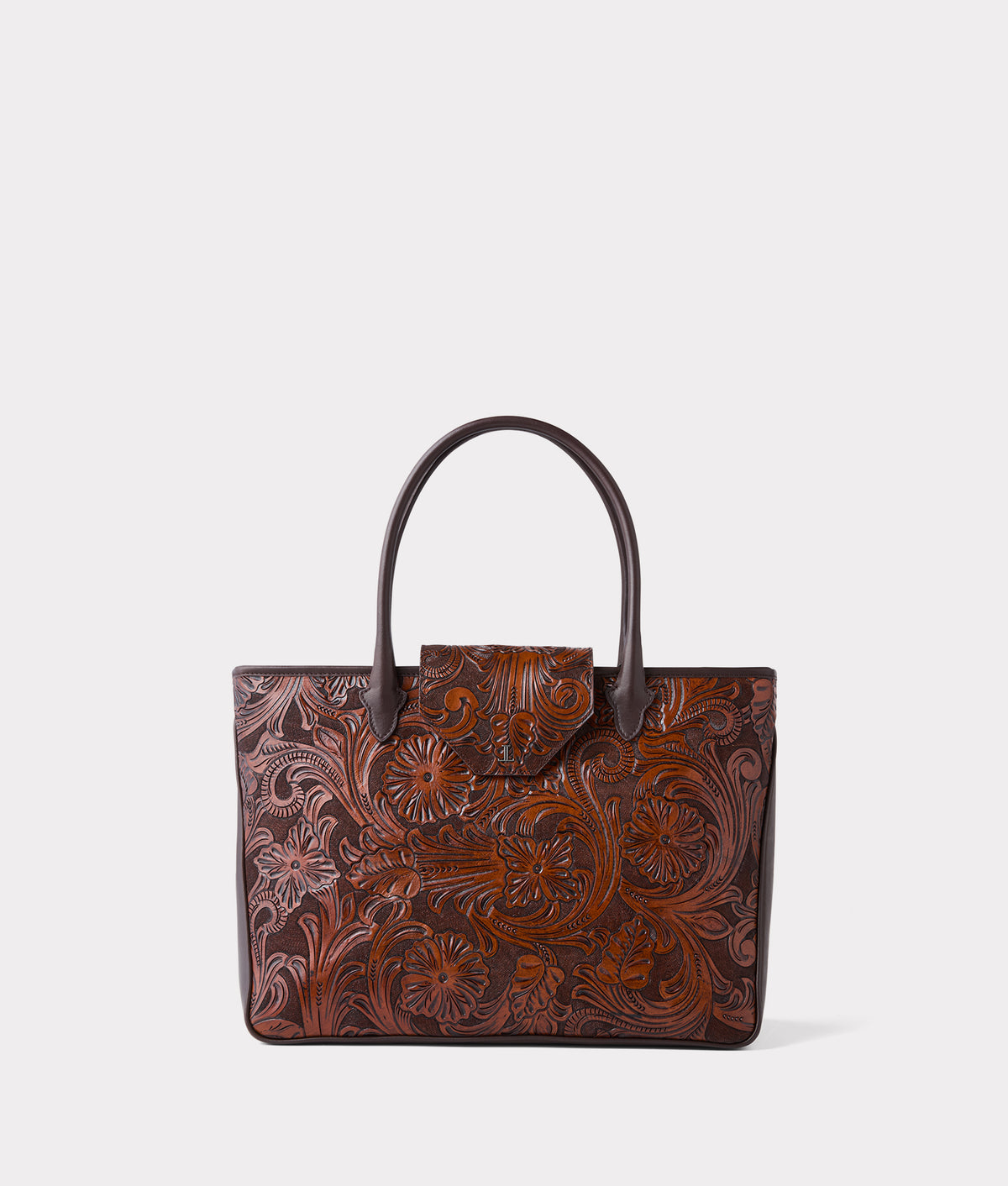 Intagliare Travel Tote :: Cognac 3