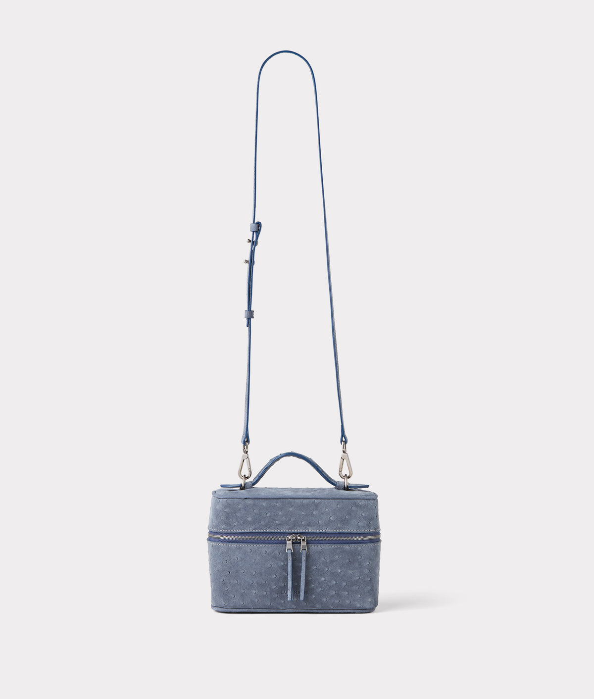 Lauren Exotic Vanity Tote :: Storm Blue 6