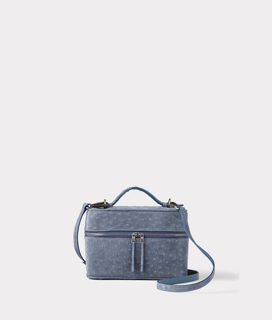 Lauren Exotic Vanity Tote :: Storm Blue