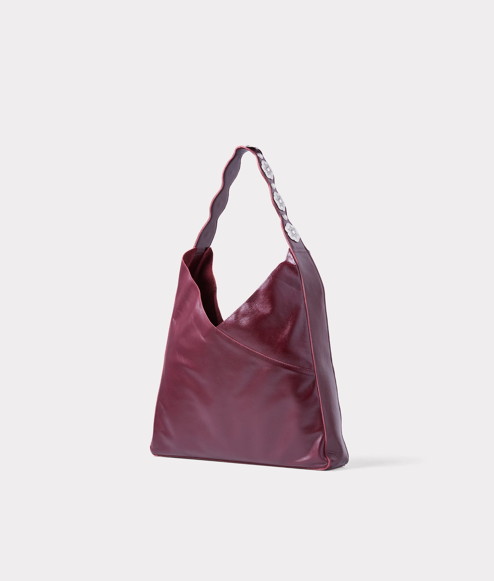 Goldie Concho Tote :: Burgundy product image