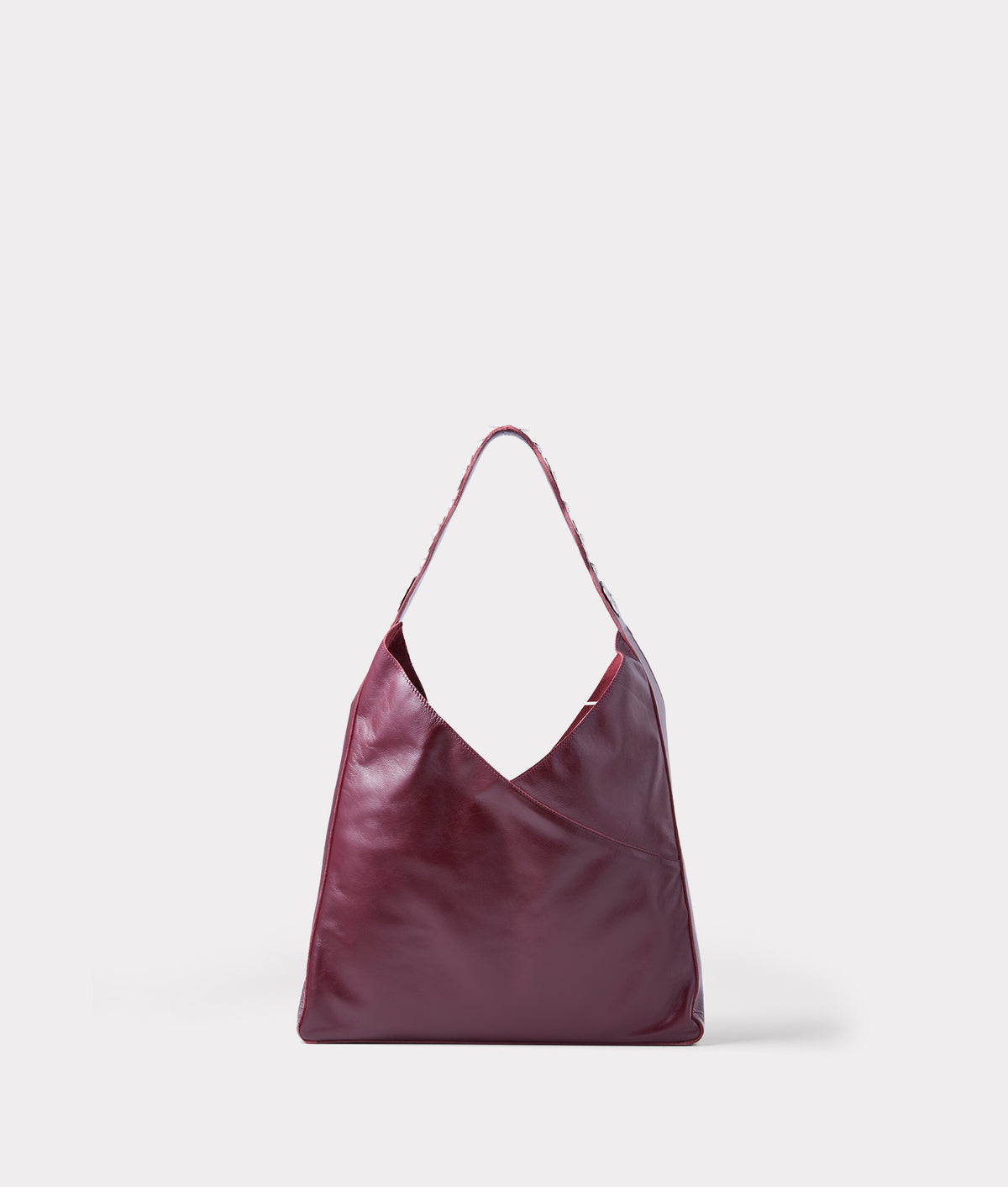Goldie Concho Tote :: Burgundy 4