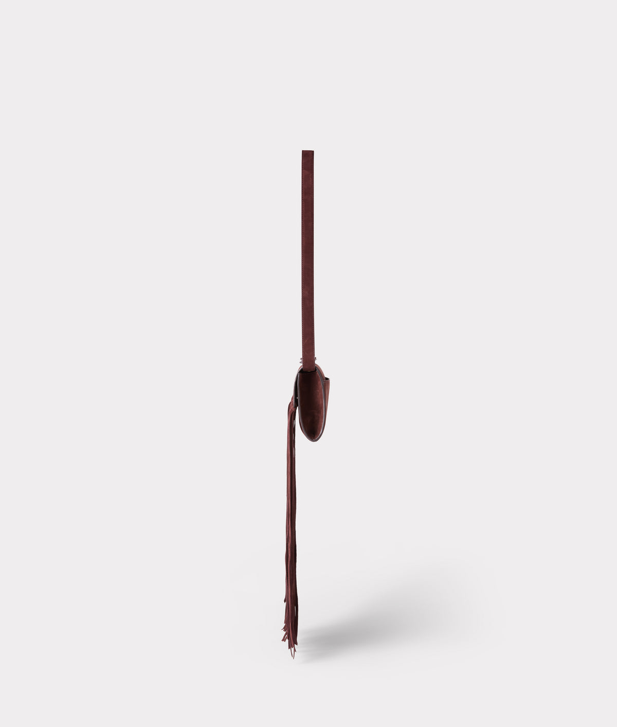 Bowie Suede Fringe Clutch :: Chocolate 4