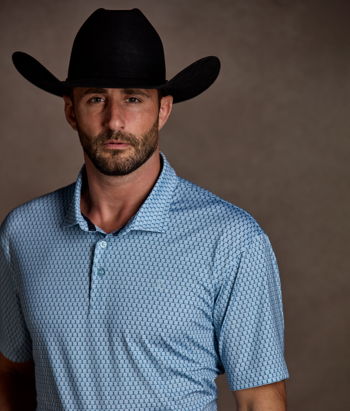 Lucchese Golf Polo :: Turquoise 3