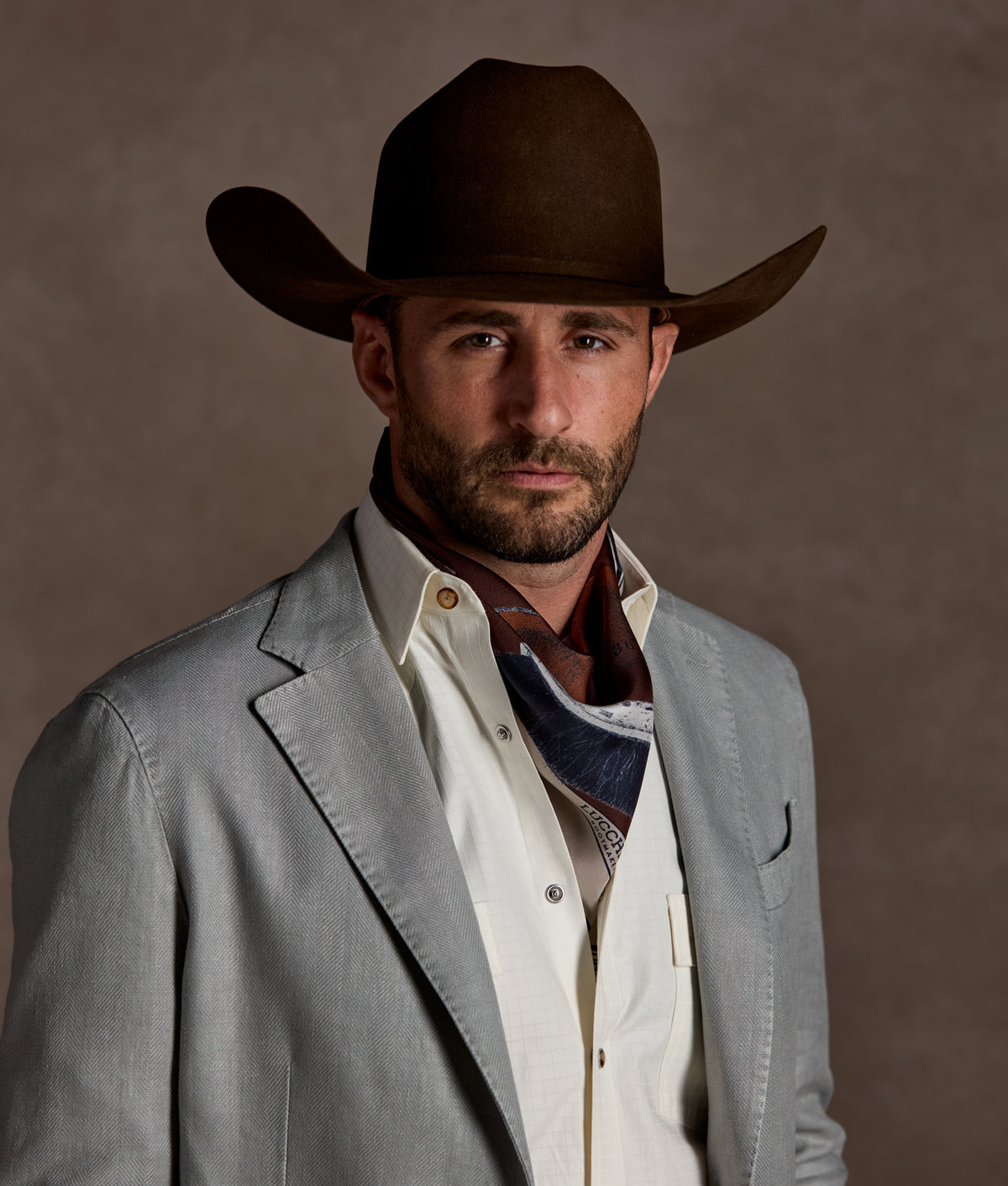 Herringbone Sport Coat - Modern Fit :: Grey 3