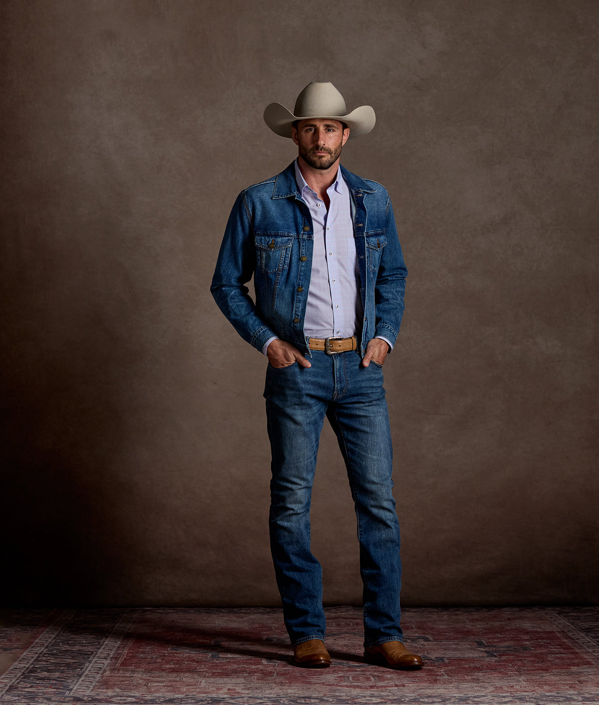 San Antonio Modern Fit :: Lavender Plaid 4