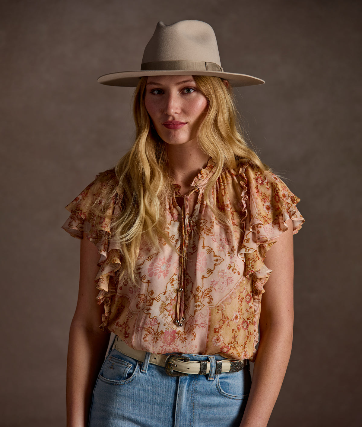 Marley Georgette Blouse :: Pastel 2