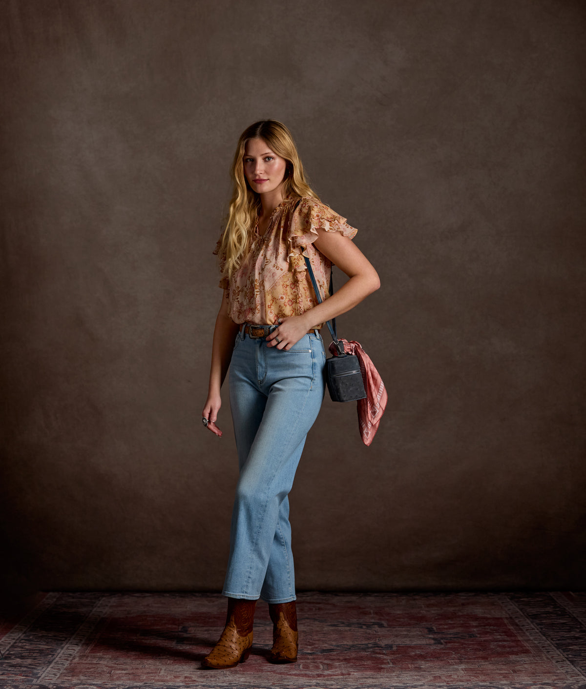 Marley Georgette Blouse :: Pastel 2