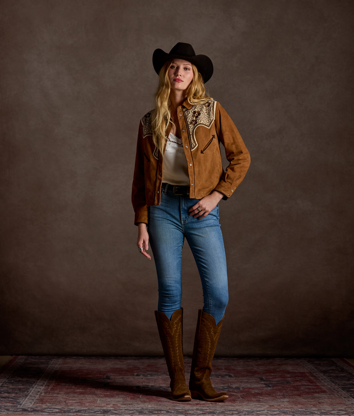 Grace Suede Shacket :: Camel 2