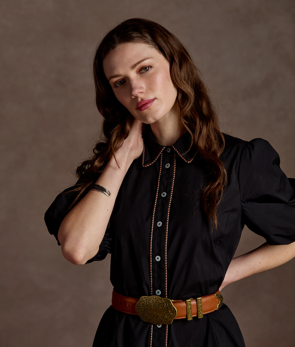 Lela Rose x Lucchese Wren :: Black 6
