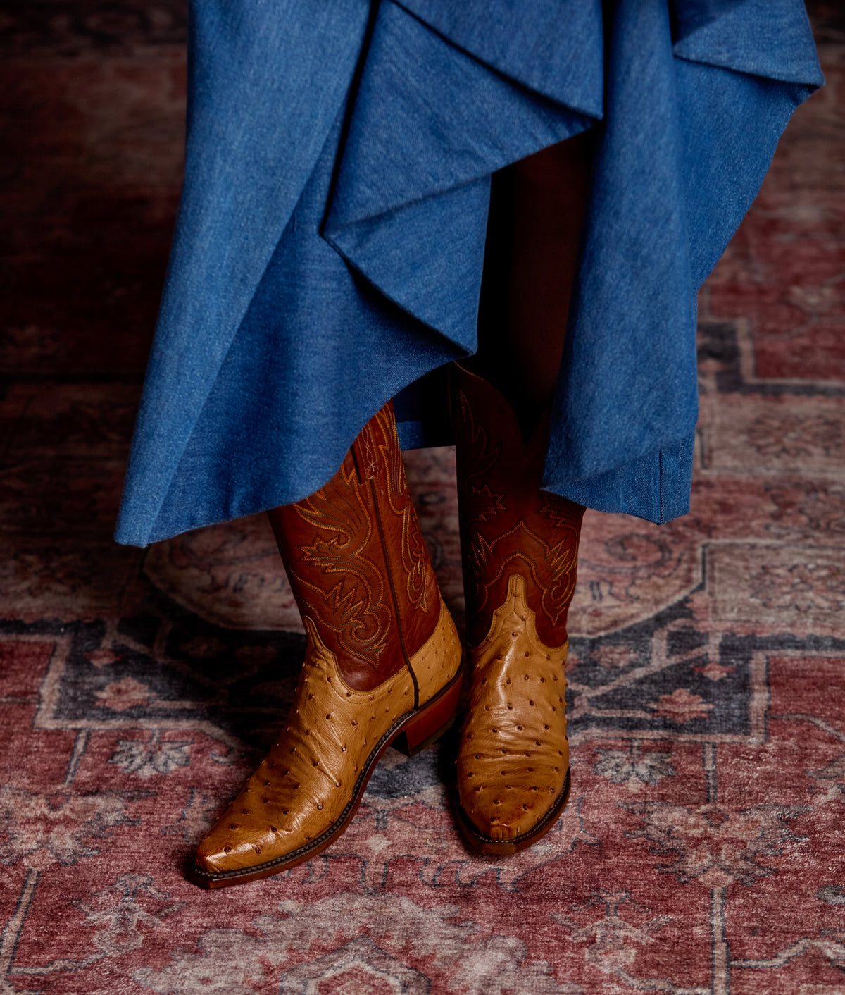 Lela Rose x Lucchese Starling :: Denim 8