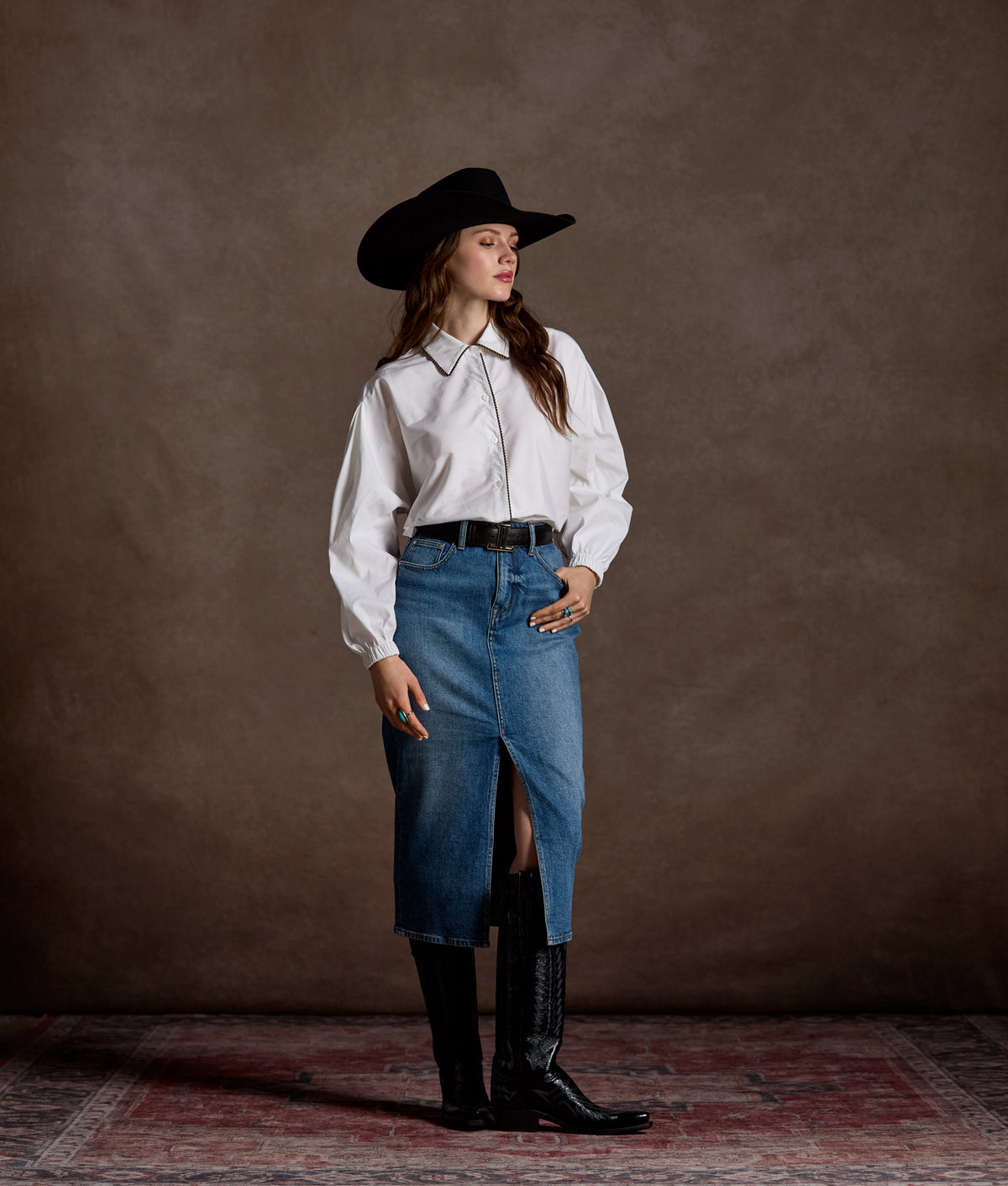 Lela Rose x Lucchese Harrier :: White 4