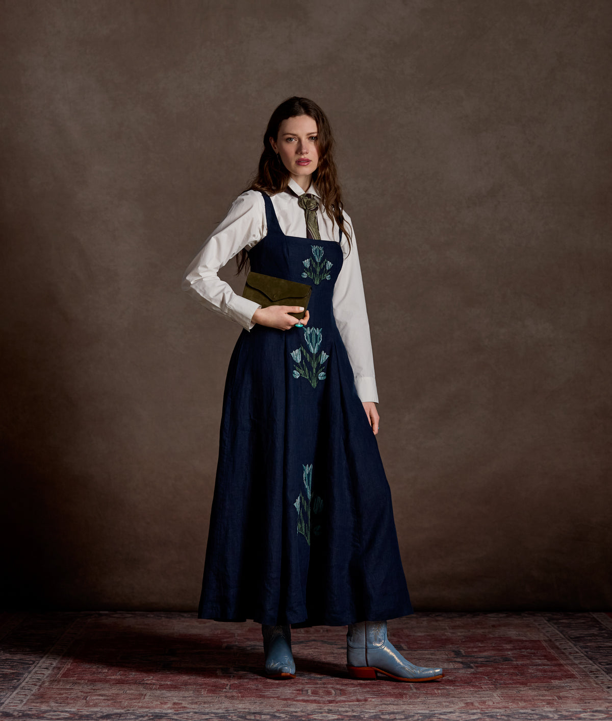 Lela Rose x Lucchese Nightingale :: Navy 4