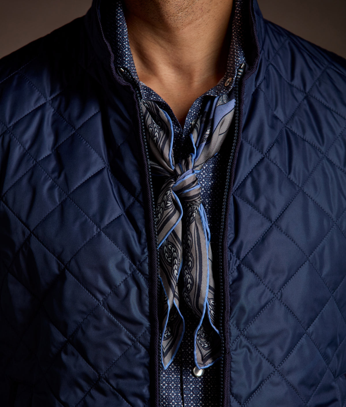 Tools Of The Trade Silk Scarf :: Periwinkle 4