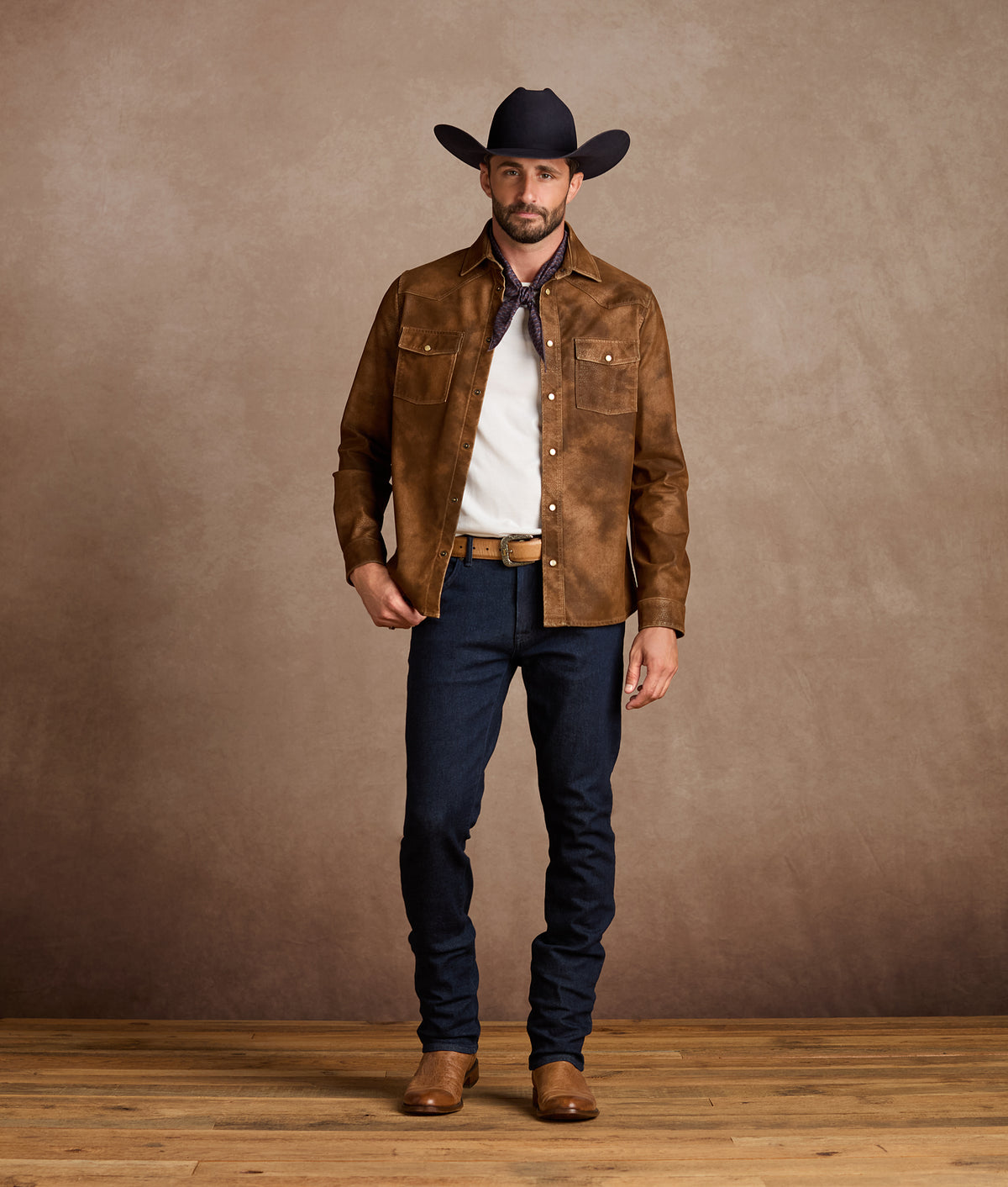 Tucker Roper Shirt :: Light Brown 2