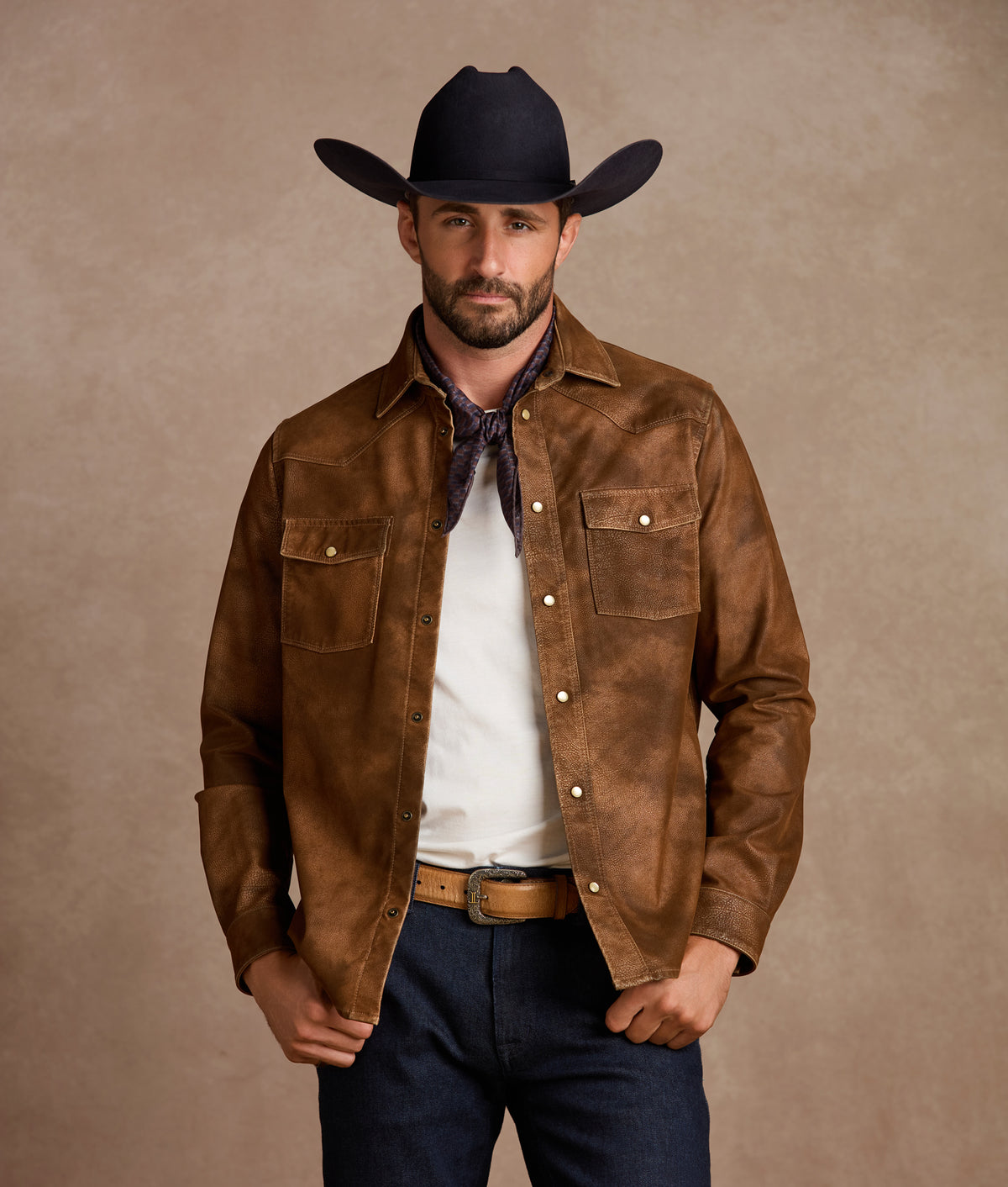 Tucker Roper Shirt :: Light Brown 8