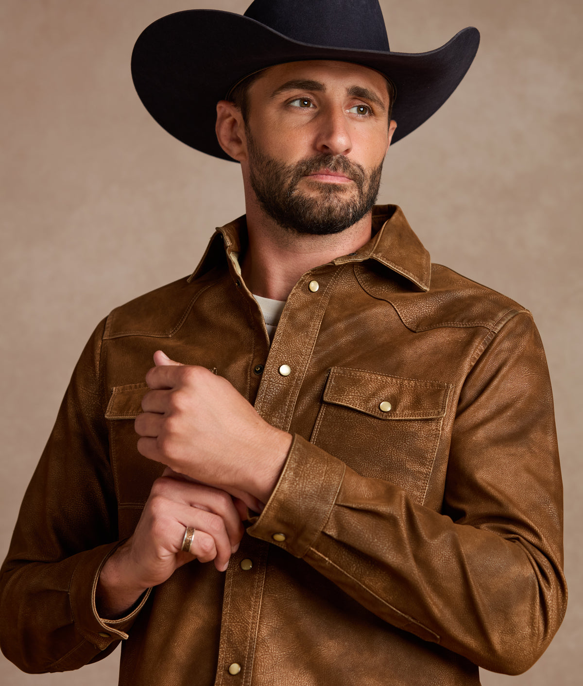 Tucker Roper Shirt :: Light Brown 9