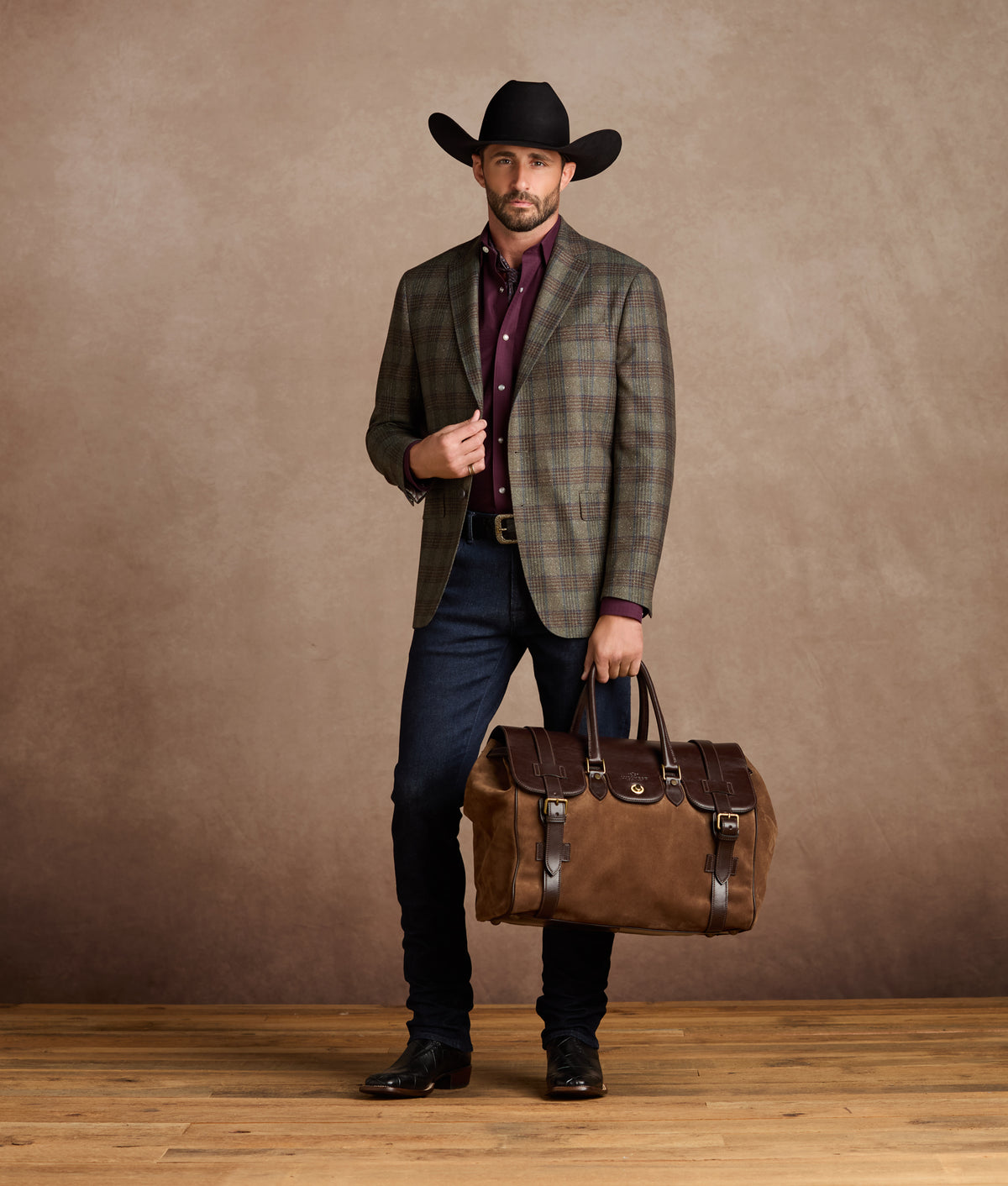Lucchese Sport Coat :: Olive Green 2