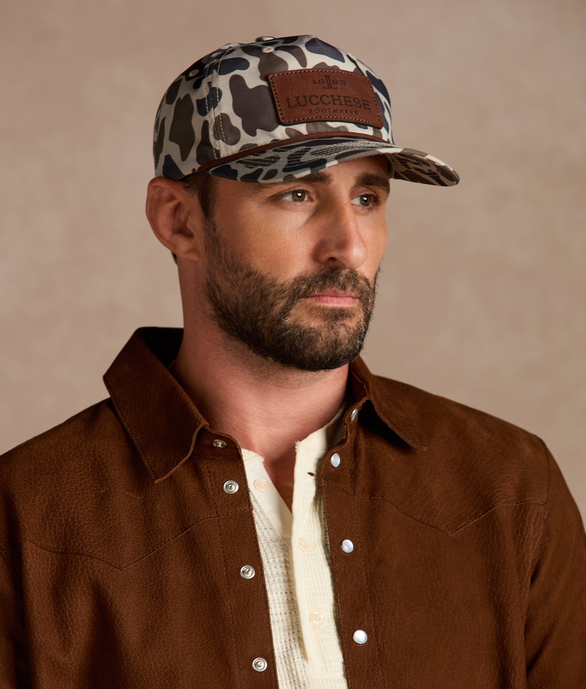 Camo Rope Patch Cap :: Camo 3