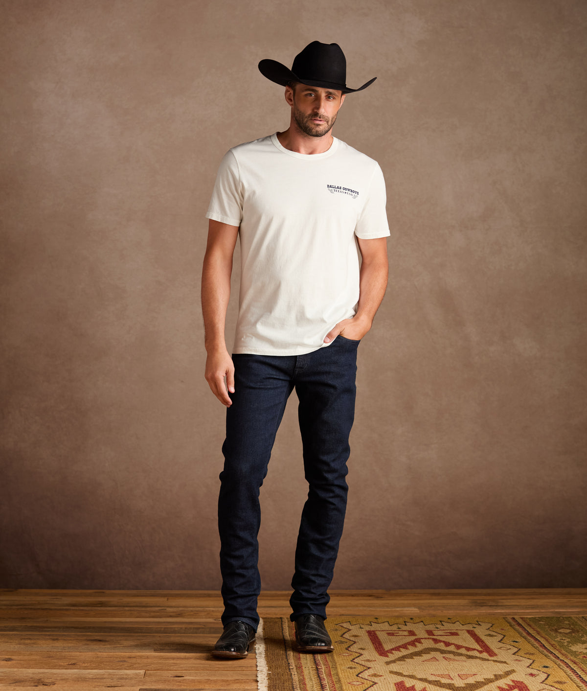 Retro Cowboys Tee :: White 10