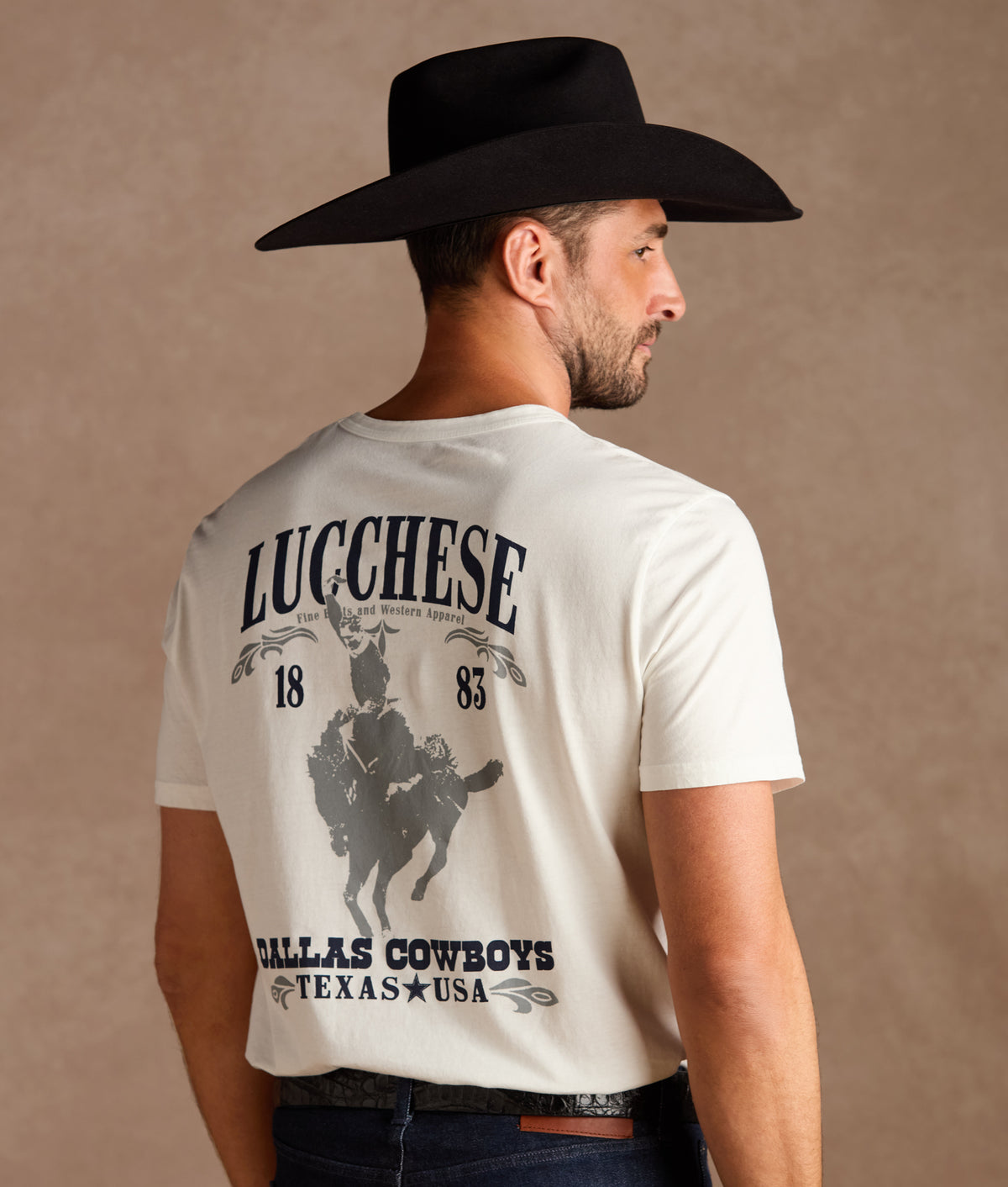 Retro Cowboys Tee :: White 9