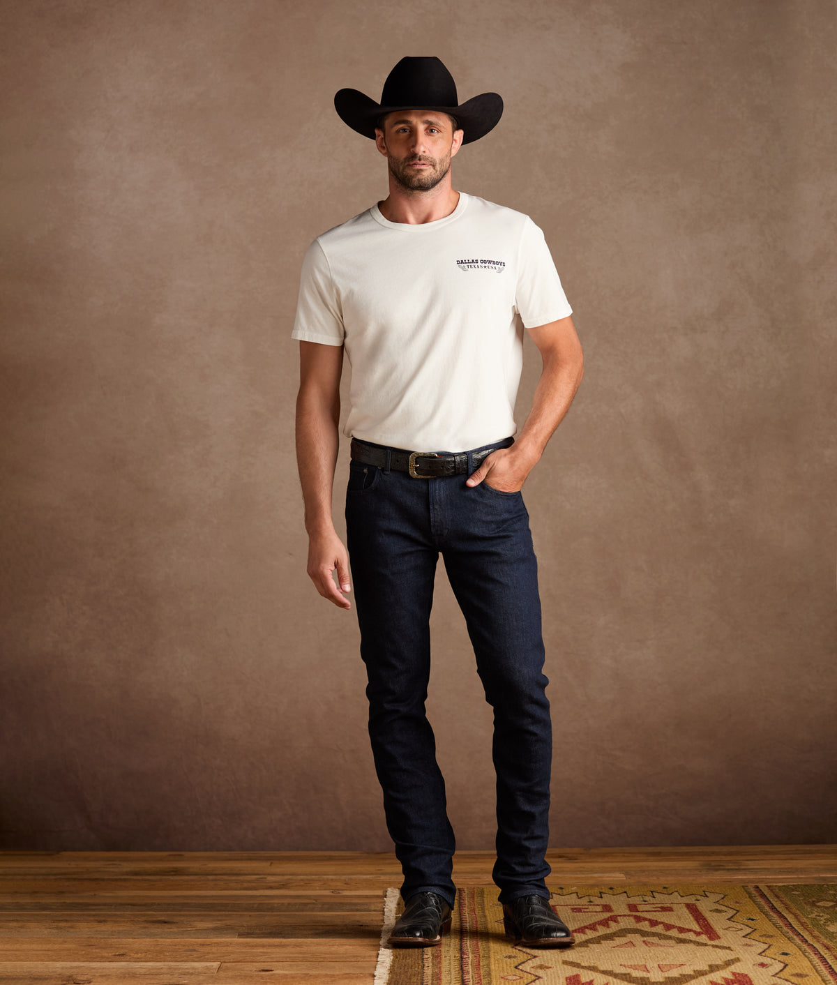 Retro Cowboys Tee :: White 2