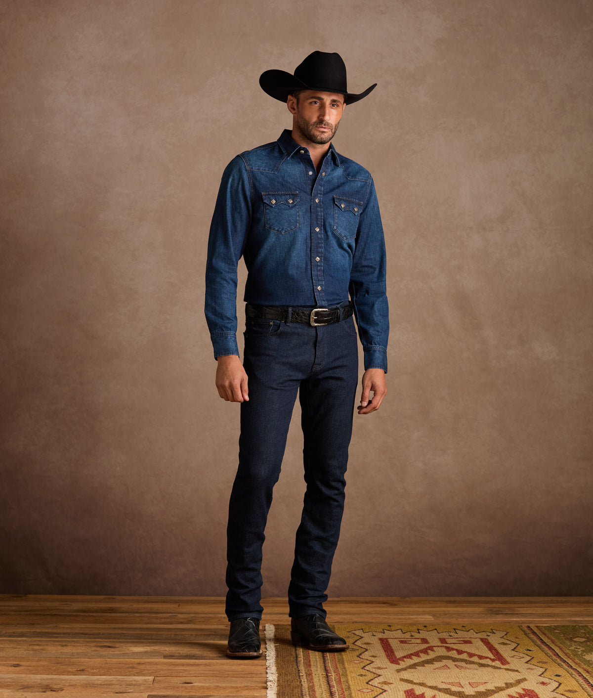 Sawyer Sawtooth Pocket Shirt :: Dark Denim 3
