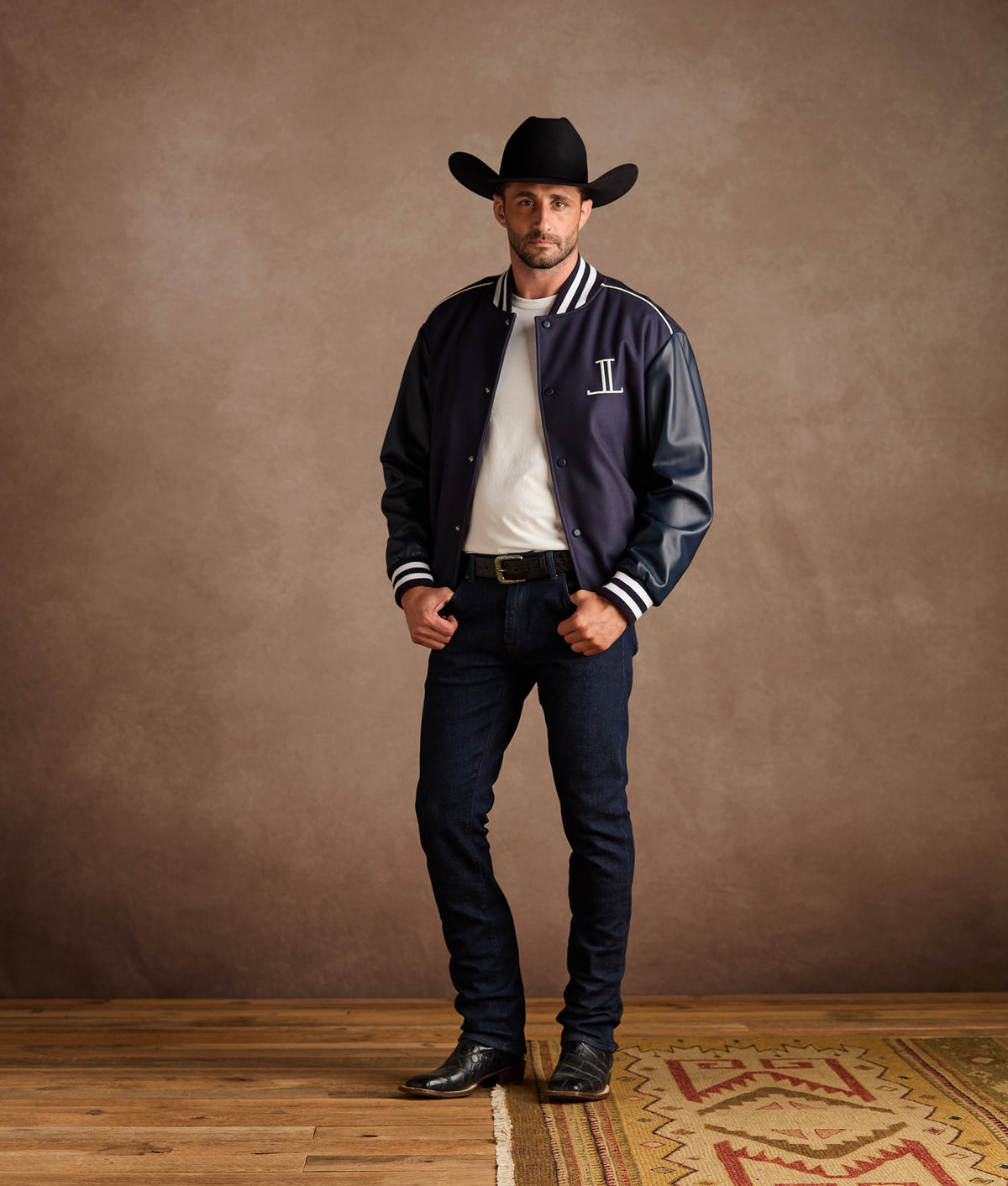 Lucchese x Dallas Cowboys Varsity Jacket :: Navy 2