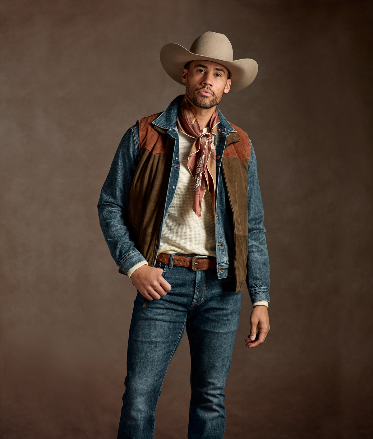 Straight Shooter Belt :: Tobacco 5