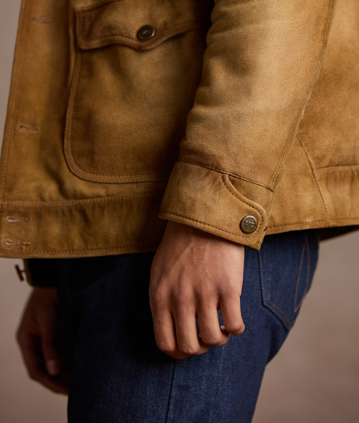 Duvall Vintage Leather Shacket :: Brown 15