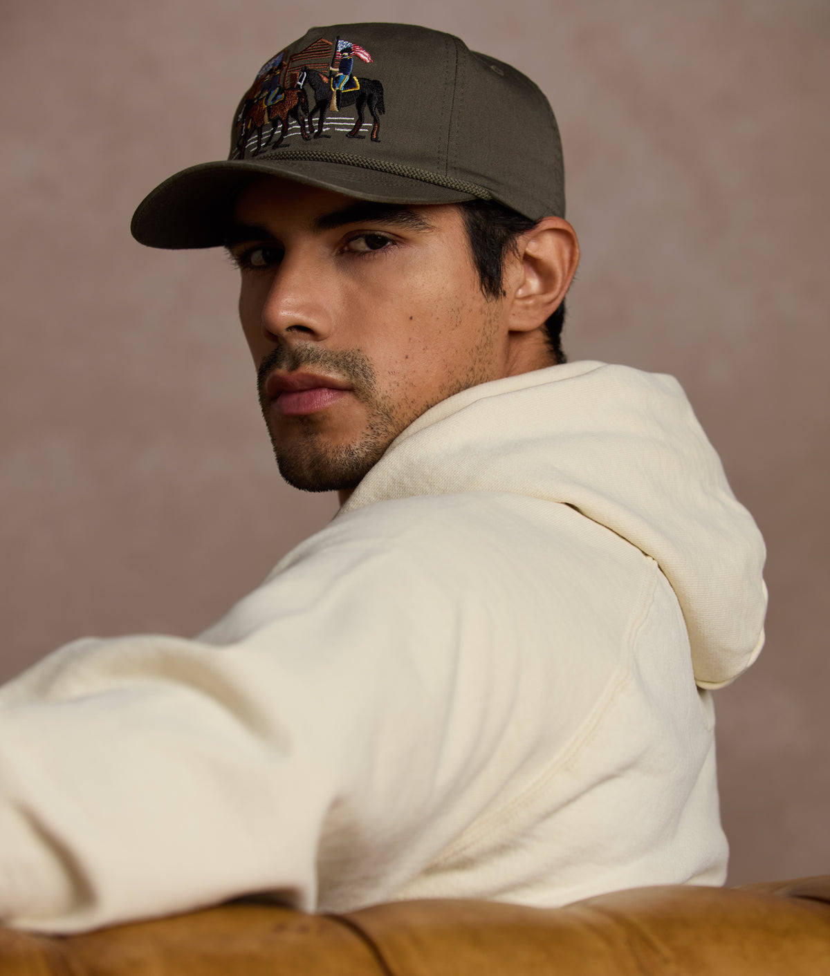Lucchese Hoodie :: Cream 4