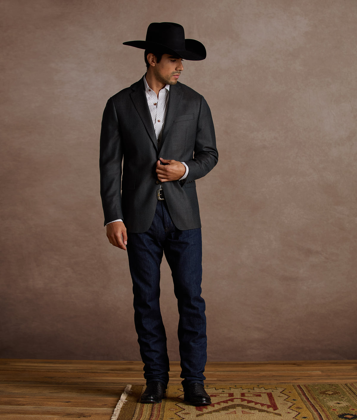 Lucchese Sport Coat :: Teal 2