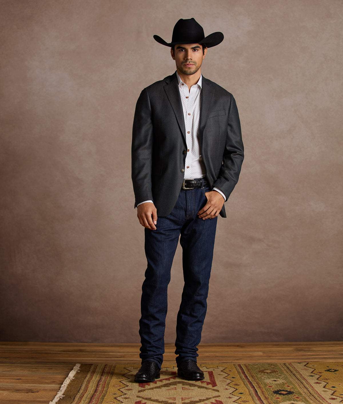 Lucchese Sport Coat :: Teal 9