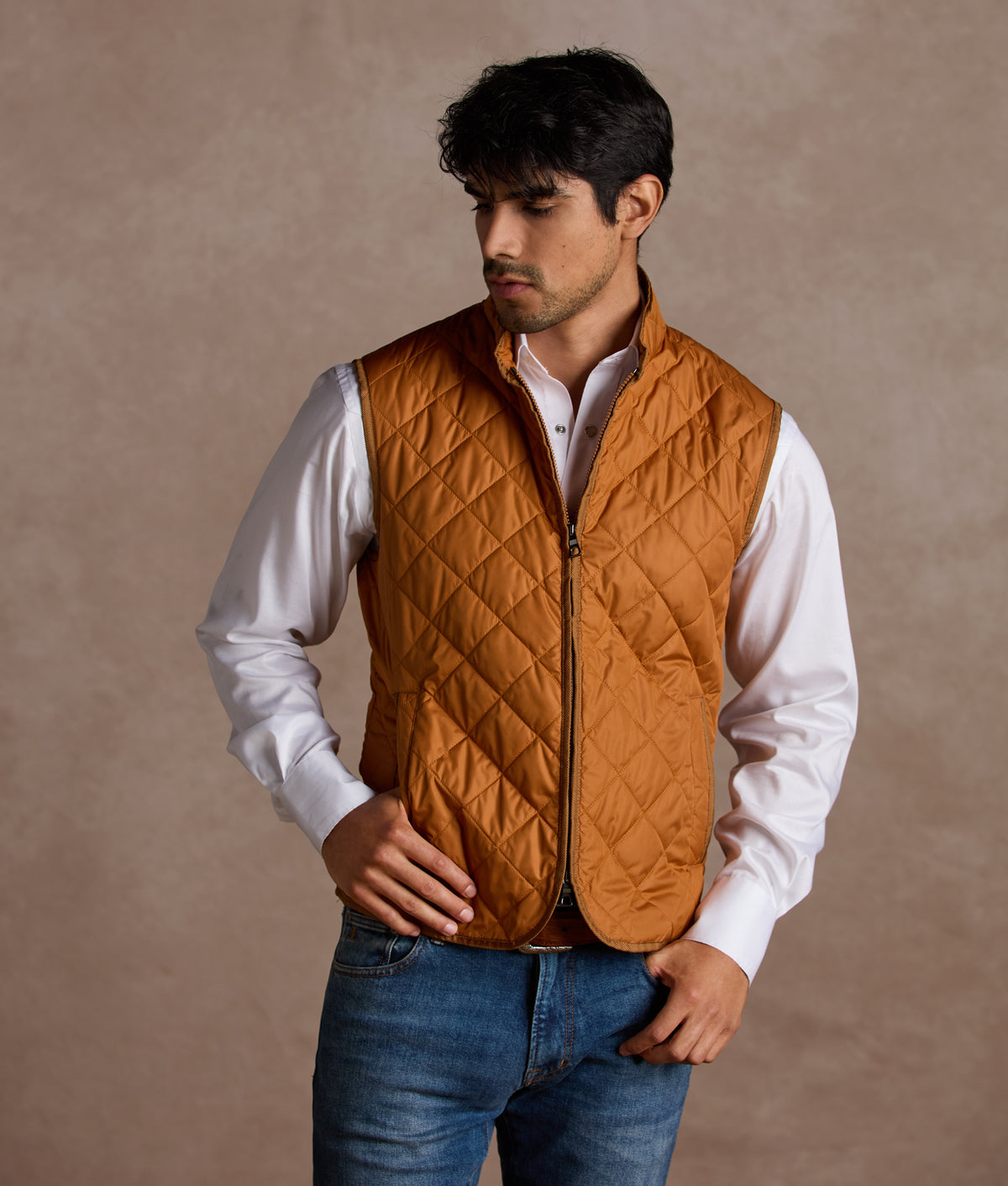 Jameson Quilted Vest - Lucchese