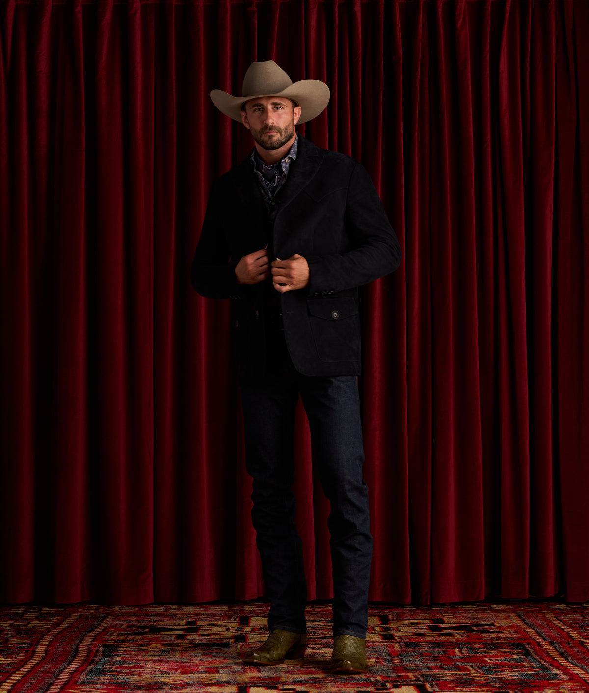 Rodeo Club Sport Coat :: Navy 2