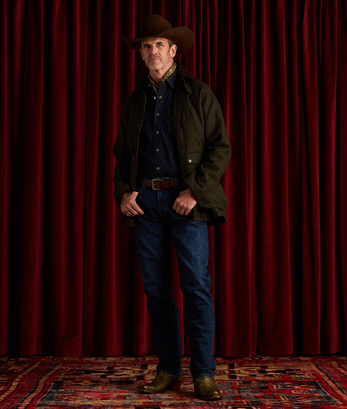 Charles Shetland Wool Jacket :: Forest Green 8