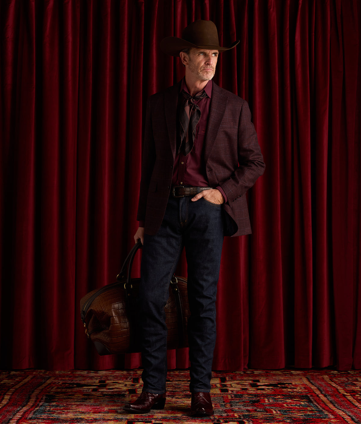 Giant Gator Duffle – Large :: Chocolate 2