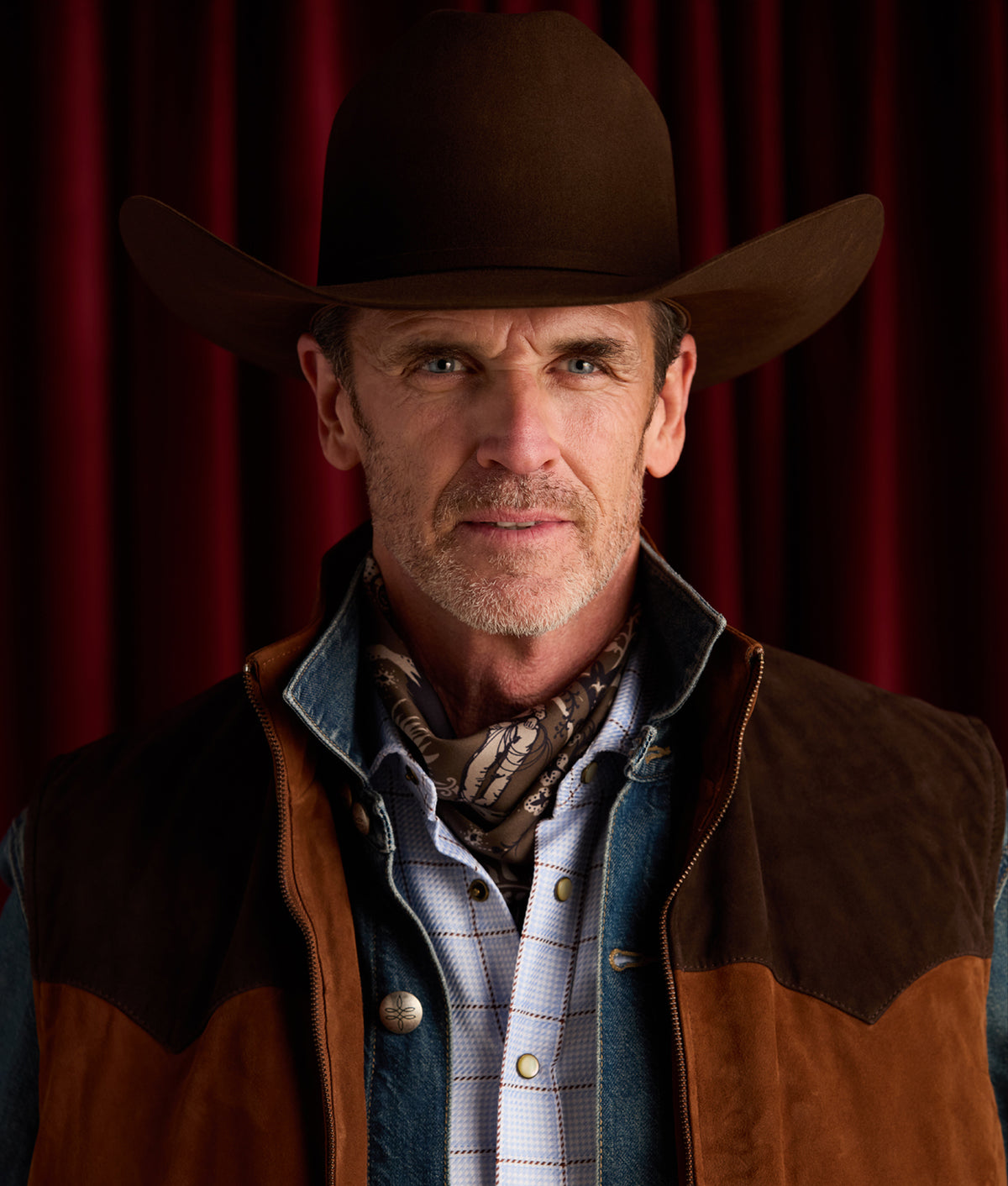 Mirrored L Silk Scarf :: Olive 2