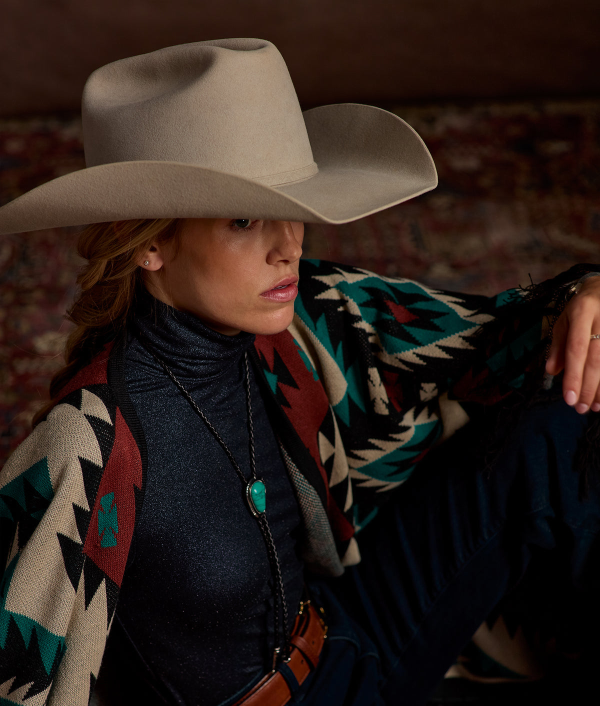 Aria Turtleneck :: Navy 2