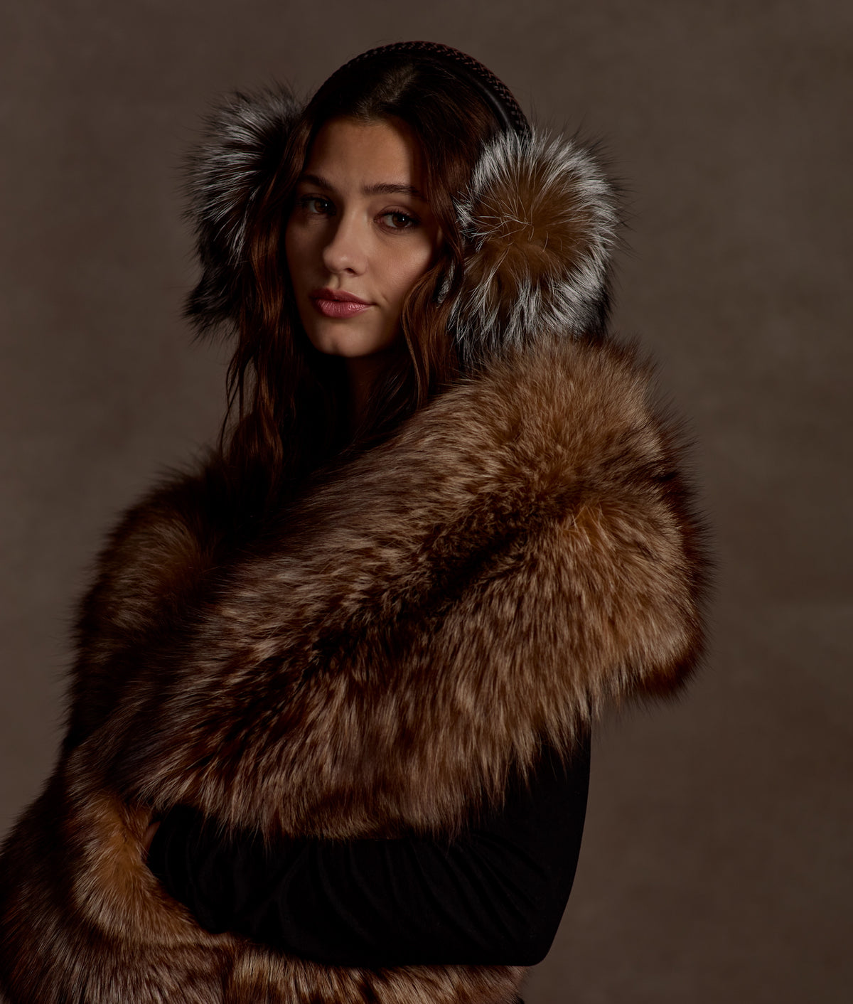 Pelliccia Earmuffs :: Brown 6