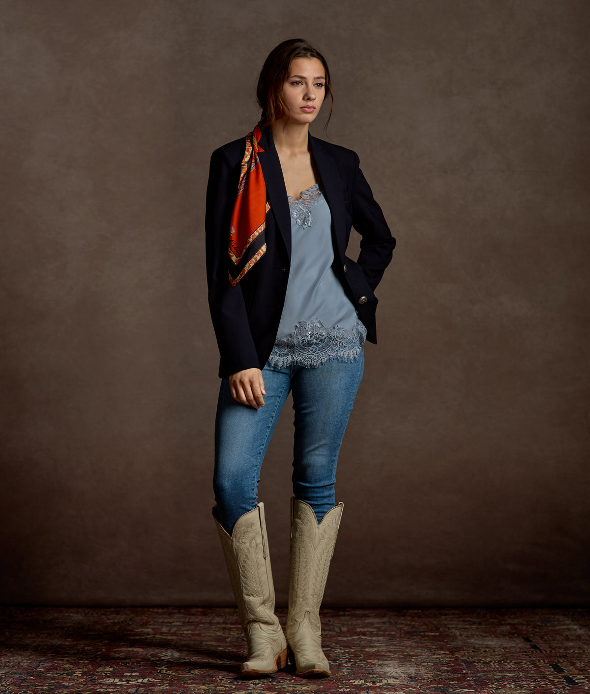 Amelia Coco Bias Cami :: Blue 5