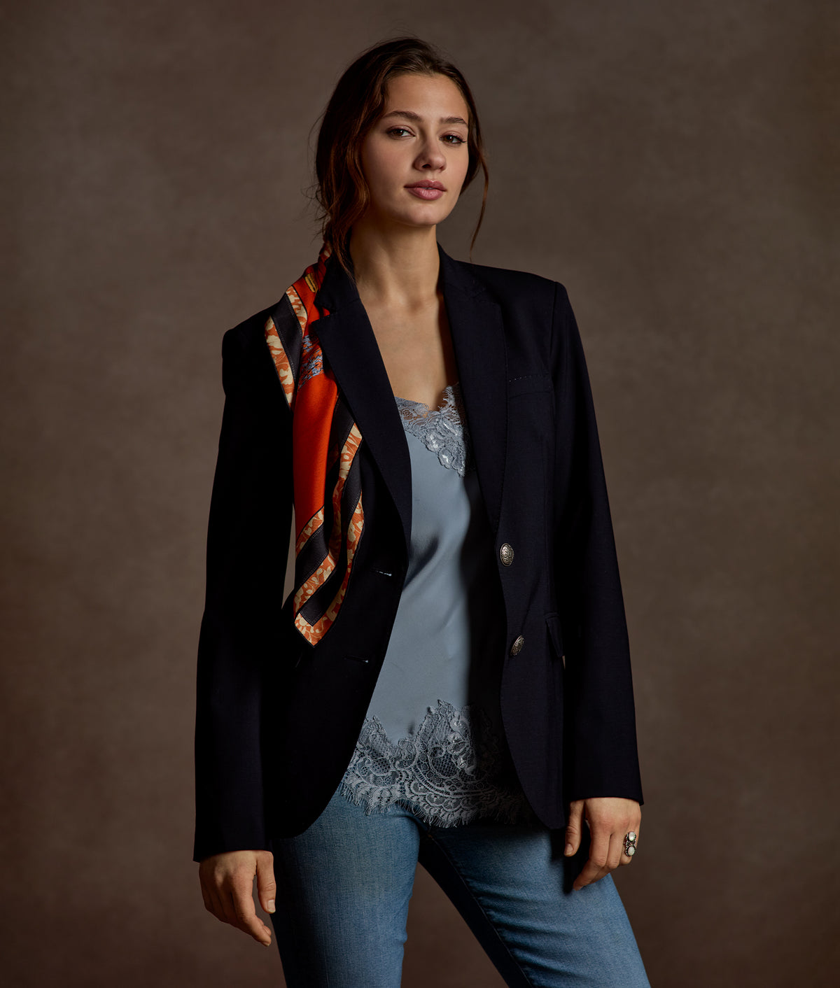 Amelia Coco Bias Cami :: Blue 2