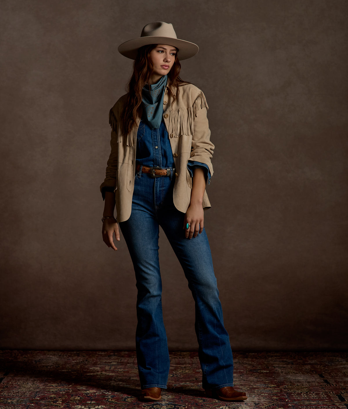 Liberty Mid-Rise Bootcut Jean :: Rustic 2