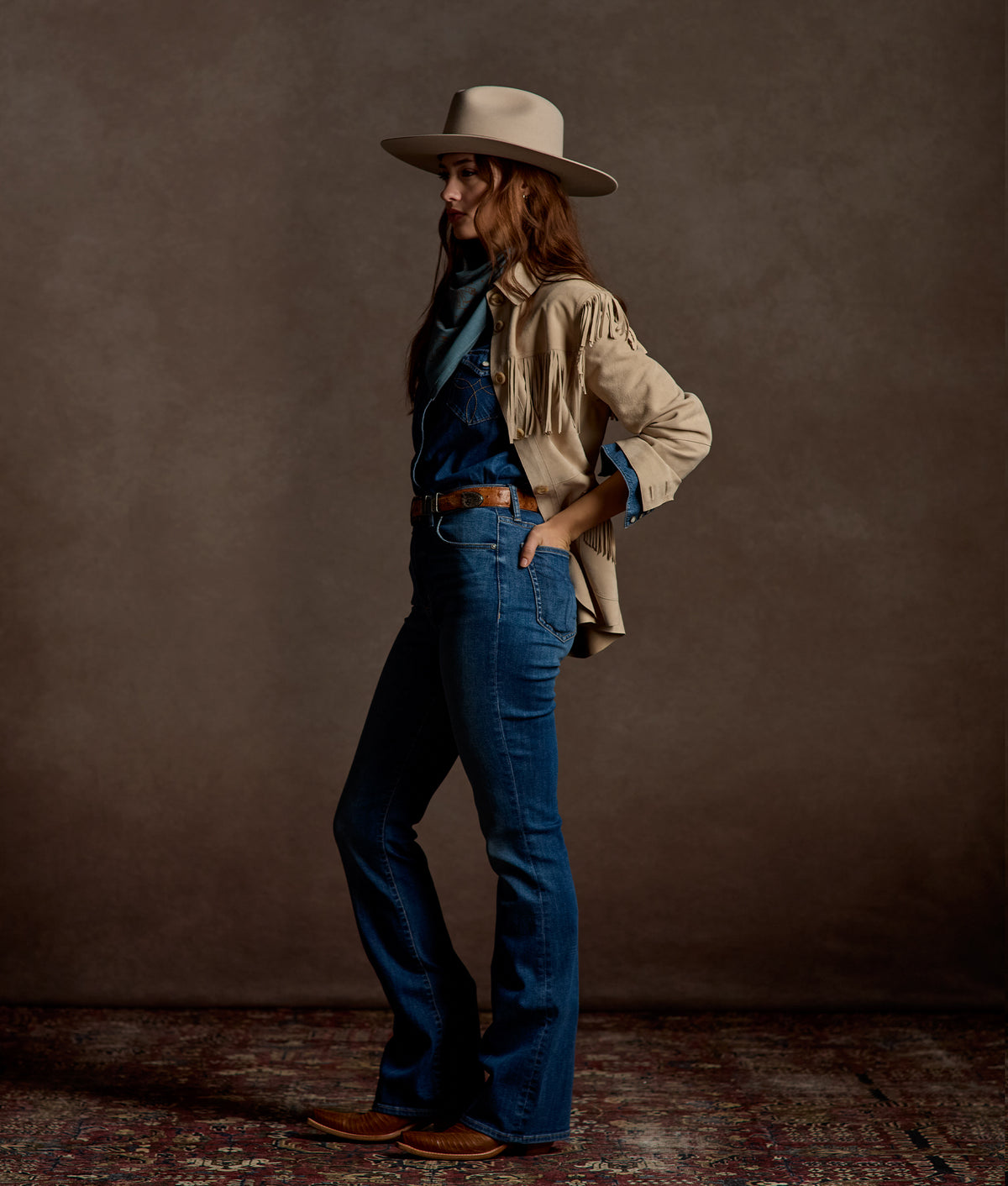 Liberty Mid-Rise Bootcut Jean :: Rustic 6