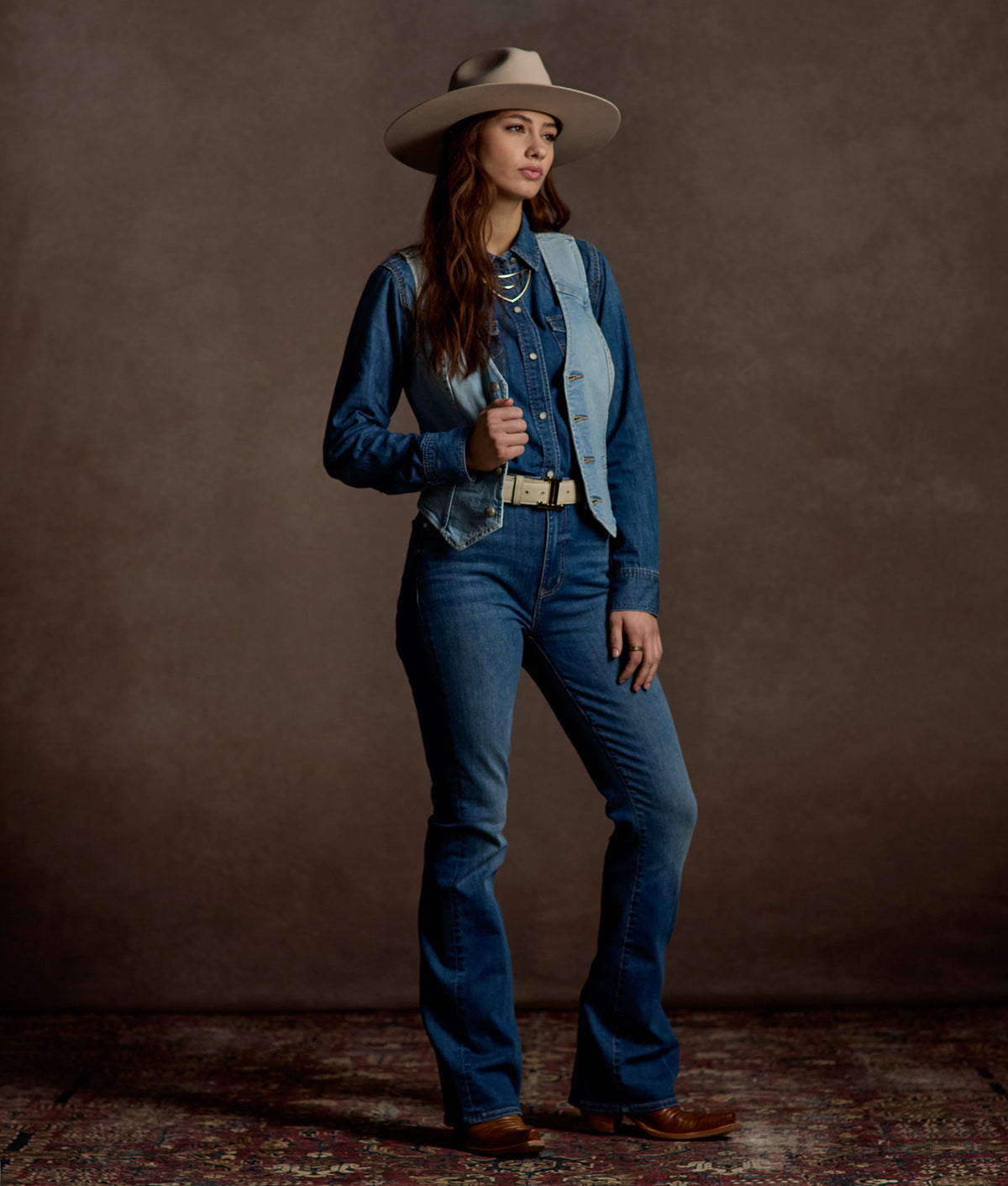 Reese Women's Snap Shirt :: Blue Bird 4