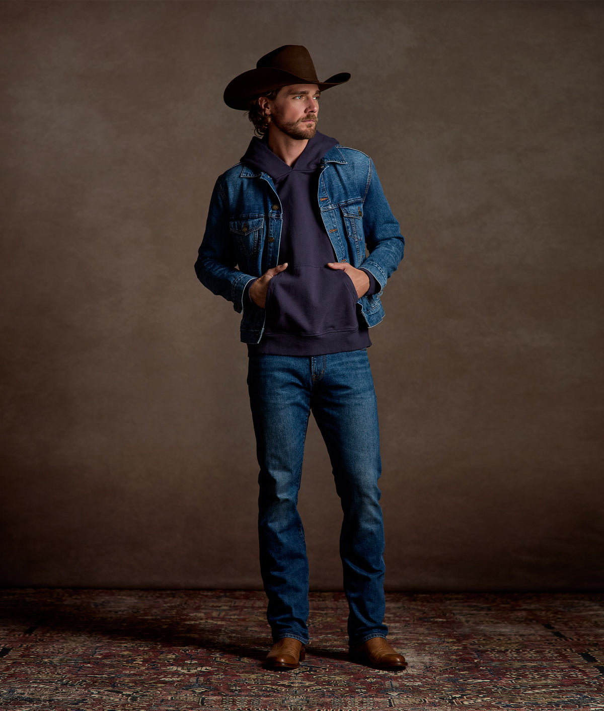 Lucchese Hoodie :: Midnight 2