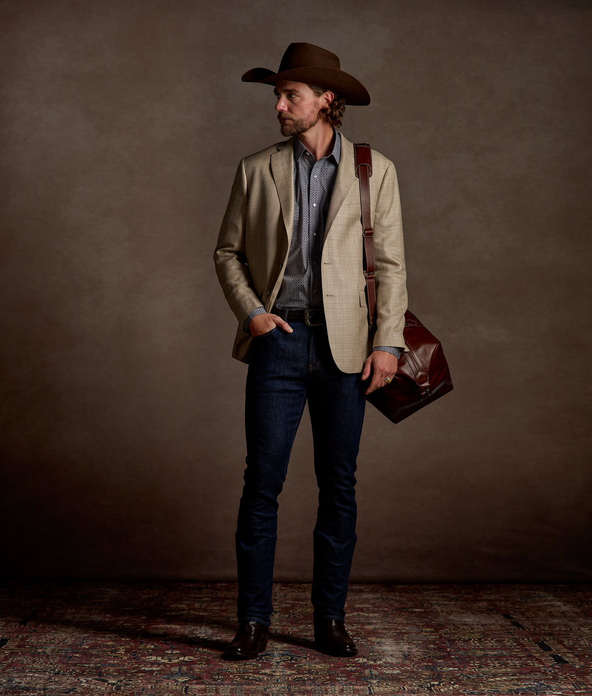 Lucchese Sport Coat :: Tan 3